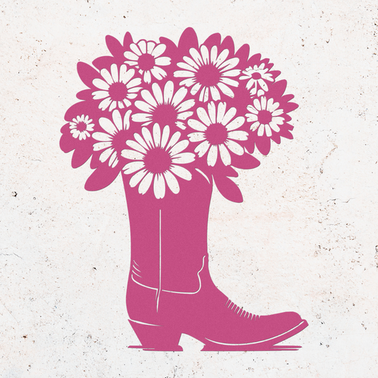 Boot and Flowers