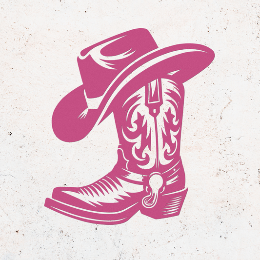 Cowboy Boot and Hat